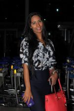 Poonam Pandey snapped at airport in Mumbai on 1st July 2015